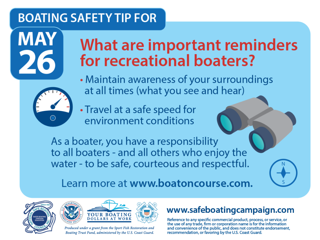 Boating Safety Tip Important Reminders for Recreational Boaters