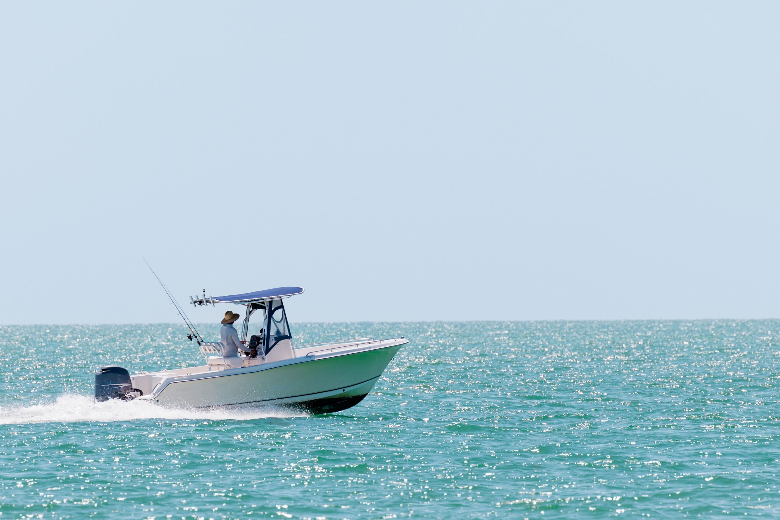 Saltwater fishing boat 