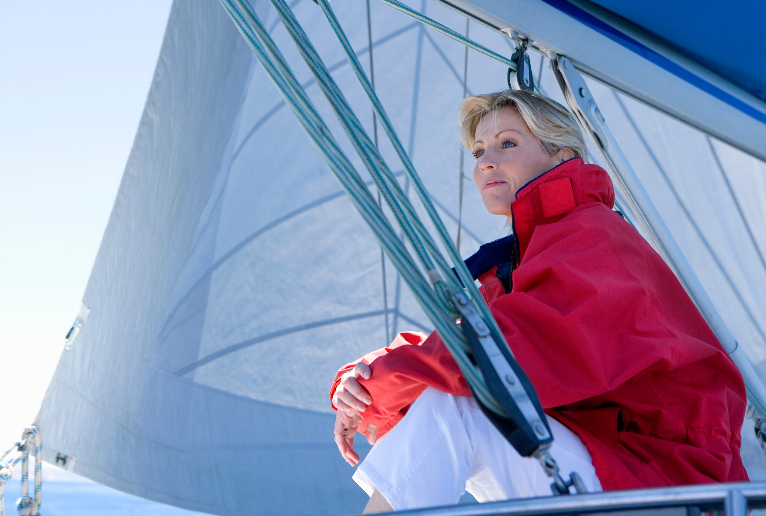 Women on sail boat