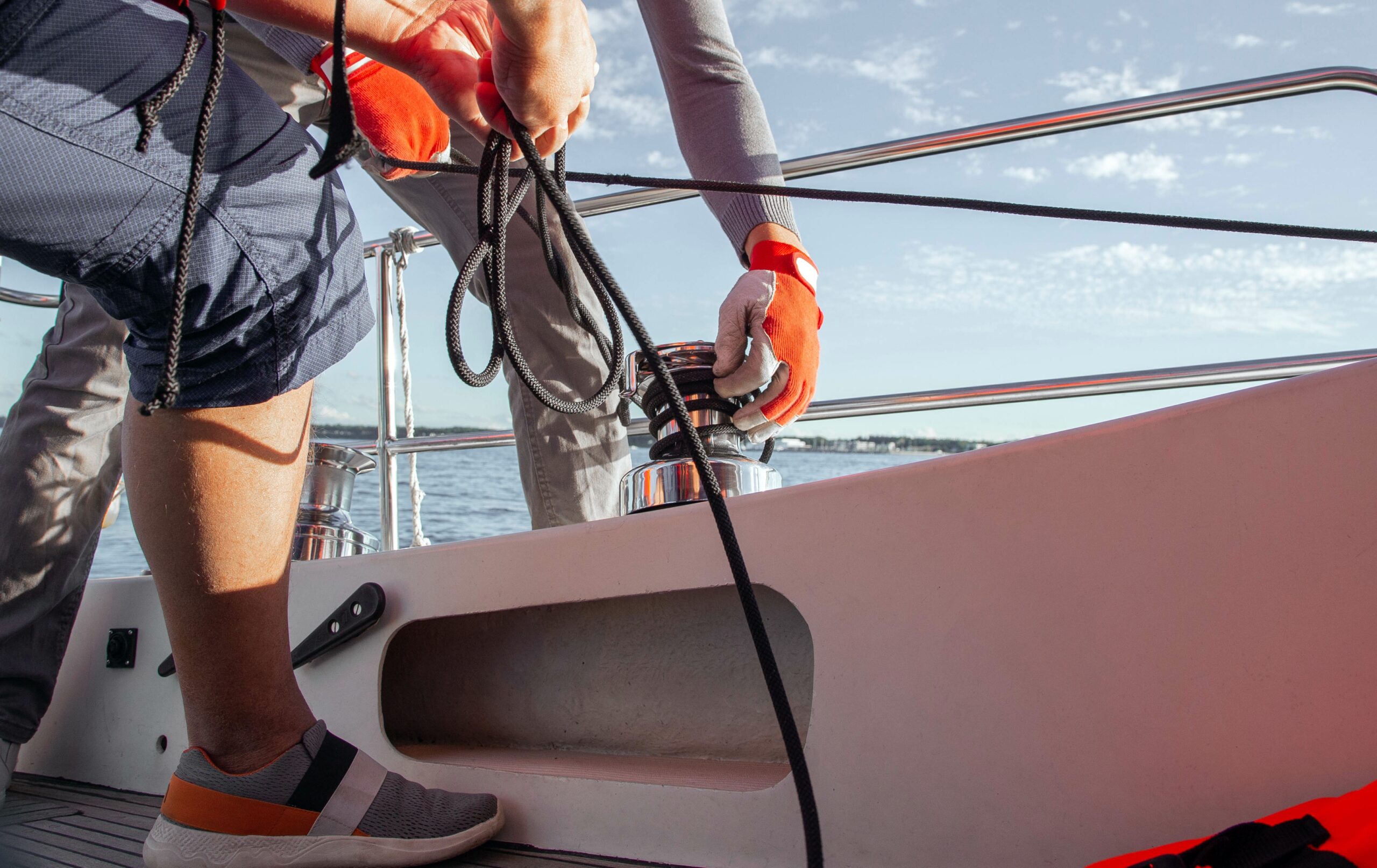 Securing boat 