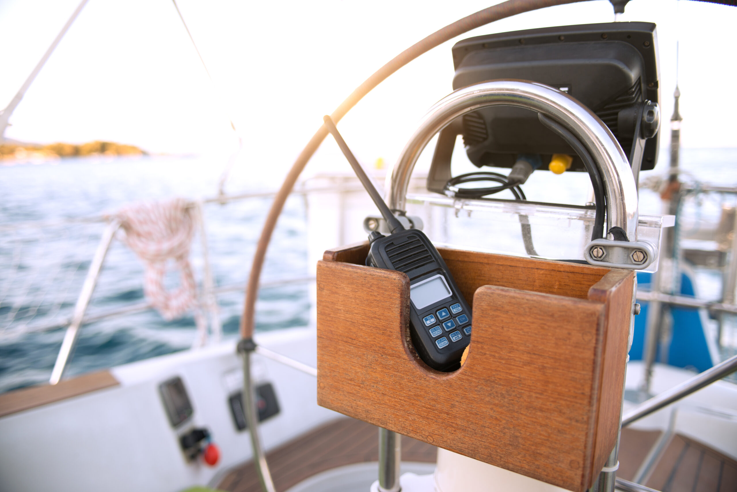 radio on boat 