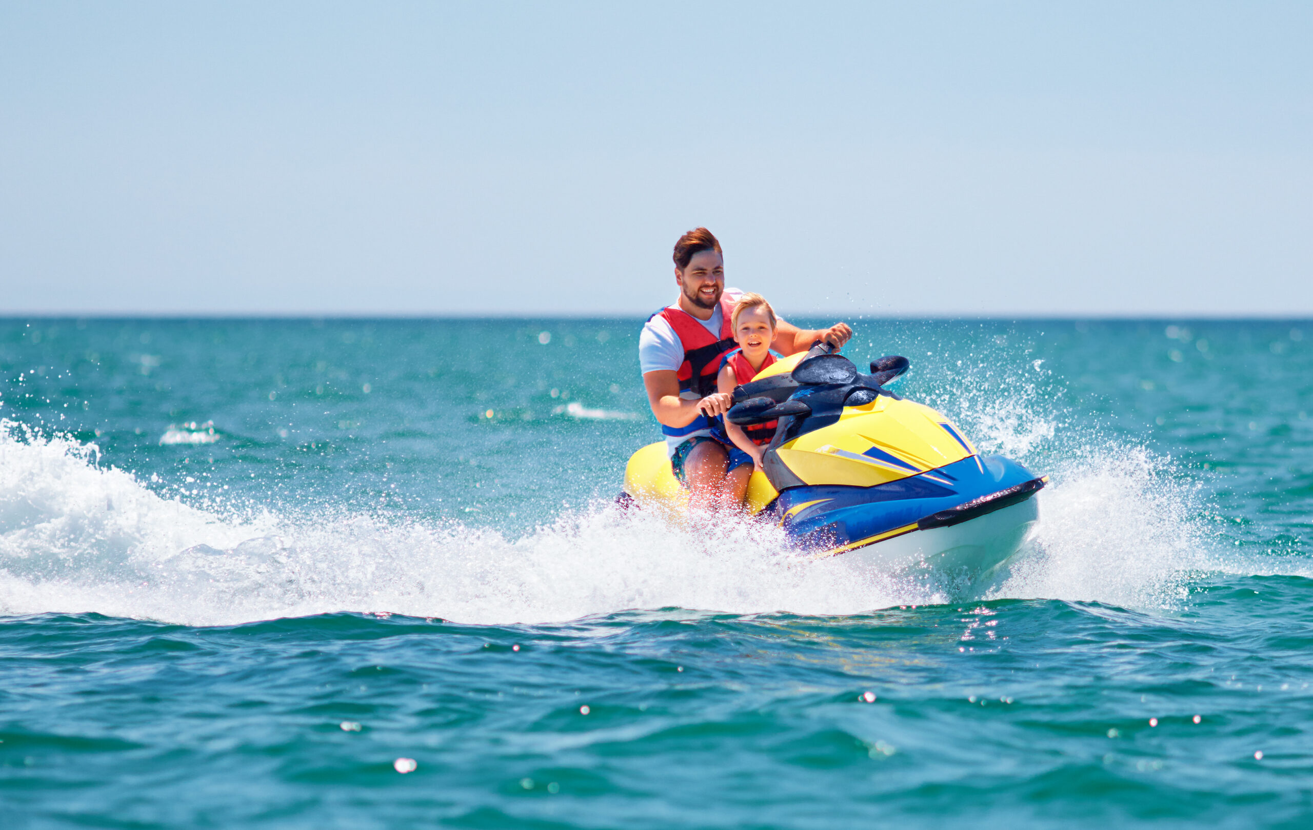 jet skiing