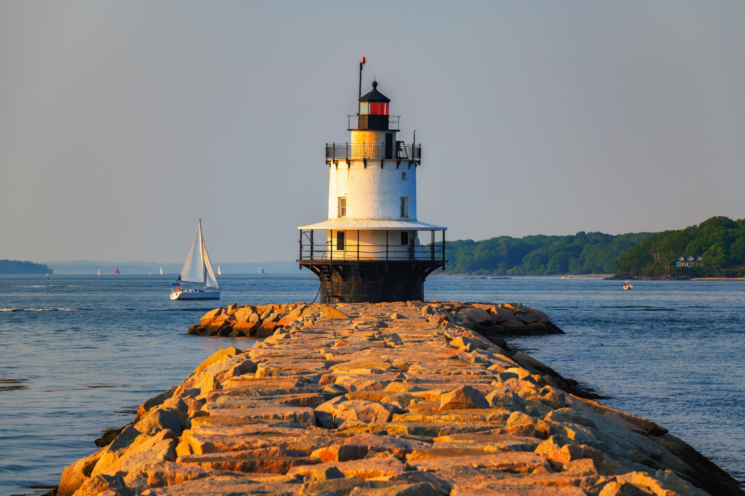 Casco Bay in South Portland Maine 