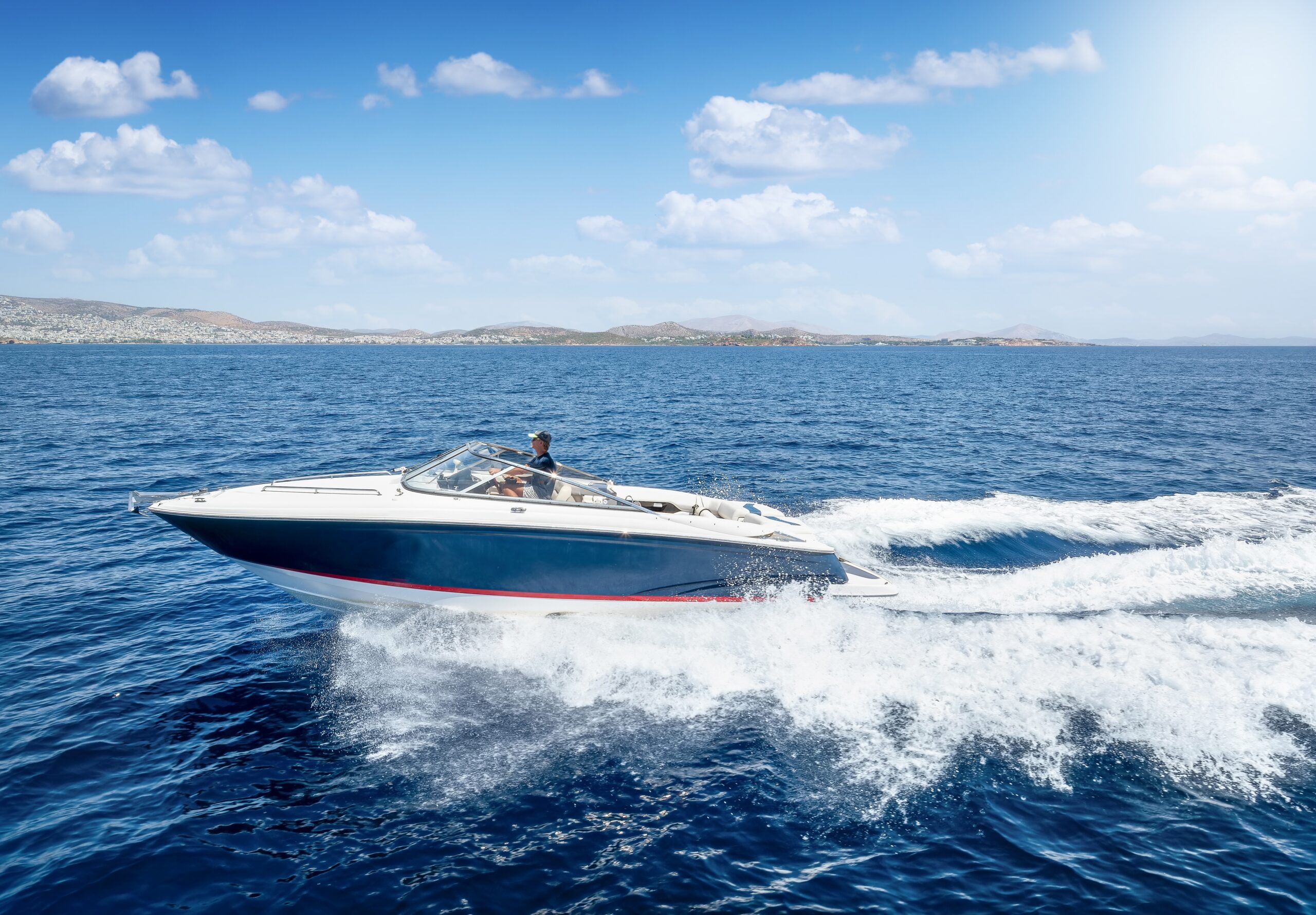 Jet drive motor boat 